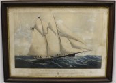 CURRIER AND IVES FRAMED COLORE