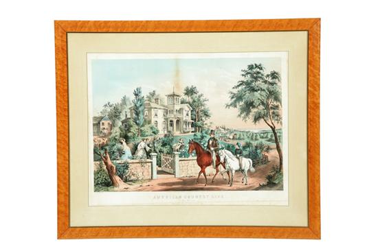 CURRIER AND IVES LITHOGRAPH. 