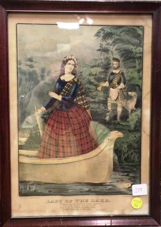 Currier and Ives lithograph  ''Lady