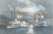 CURRIER AND IVES PRINT "A MIDN
