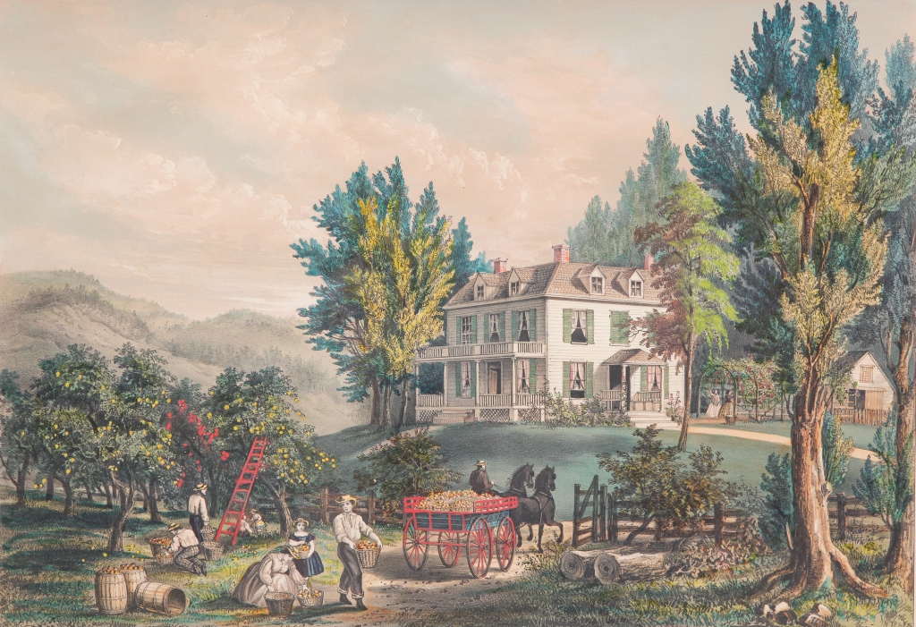 CURRIER AND IVES PRINT "FARMER'S