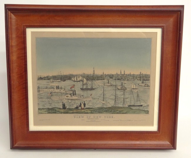 Currier and Ives print ''View Of