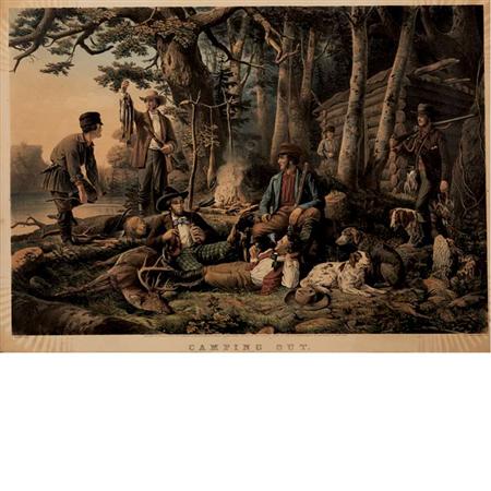 Currier & Co.  CAMPING OUT--"SOME