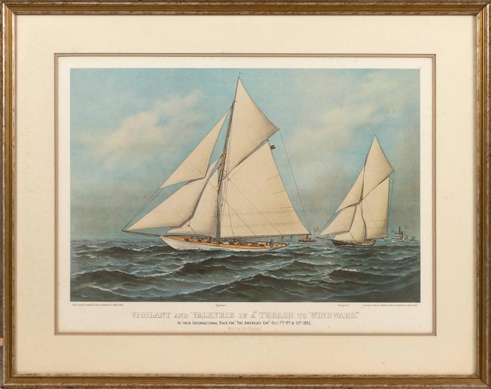 CURRIER & IVES AMERICA'S CUP