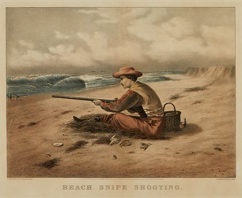 CURRIER & IVES "BEACH SNIPE