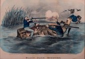 CURRIER & IVES "BLACK DUCK SHO
