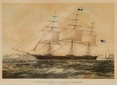 CURRIER & IVES "CLIPPER SHIP N