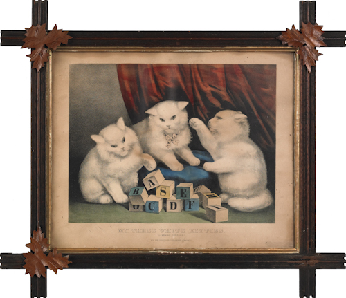 Currier & Ives color lithograph