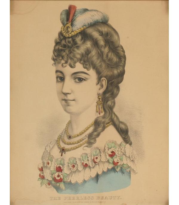 Currier & Ives color print: "The