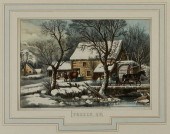 CURRIER & IVES "FROZEN UP" PRI