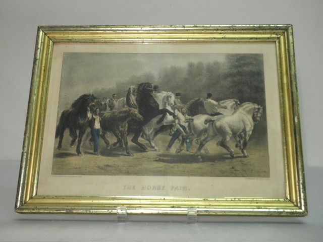 Currier & Ives hand colored