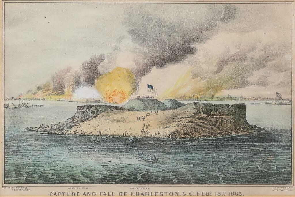 CURRIER & IVES HAND COLORED