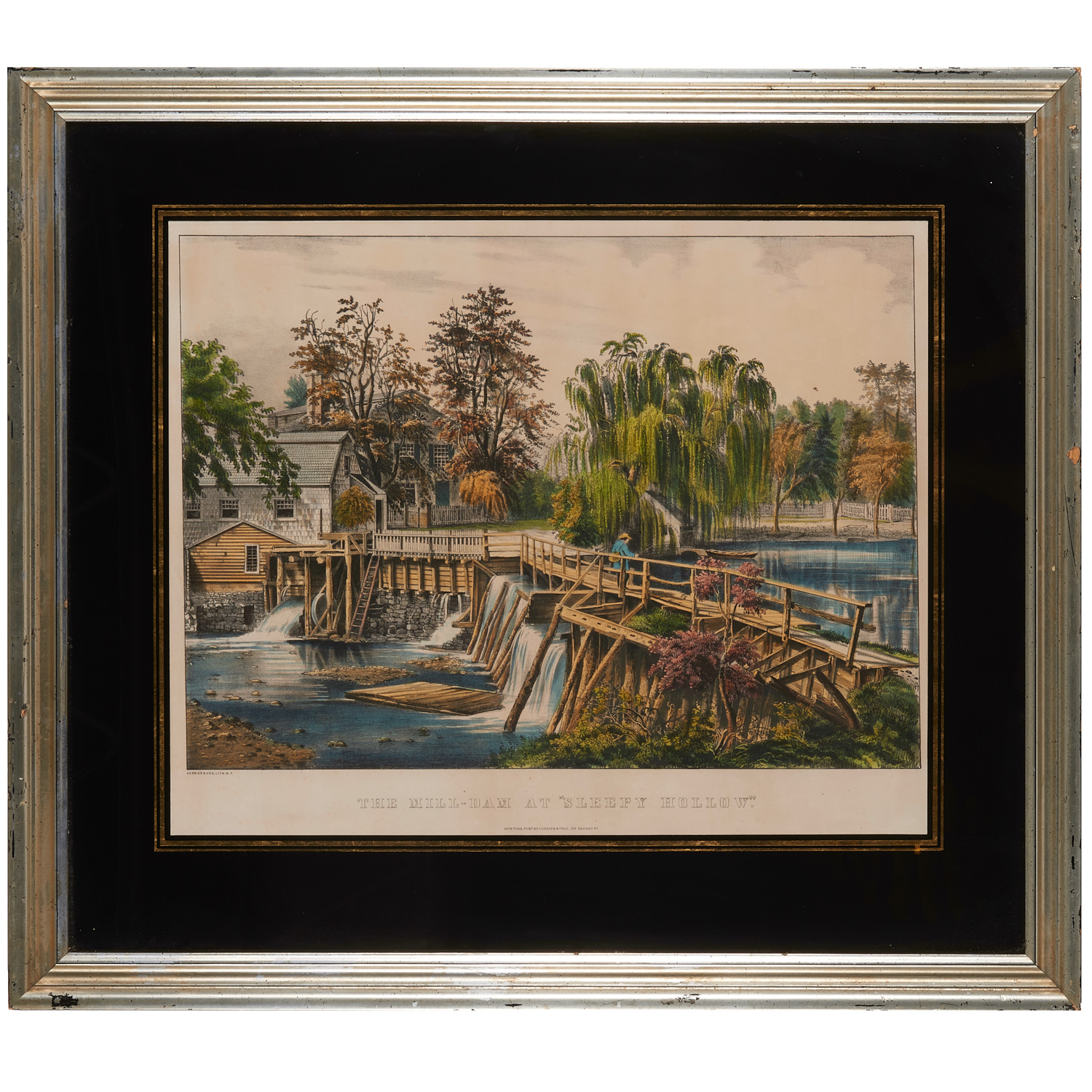 CURRIER & IVES, HAND-COLORED