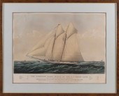 CURRIER & IVES HAND-COLORED LI