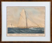 CURRIER & IVES HAND-COLORED LI
