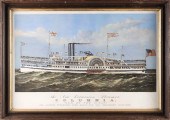 CURRIER & IVES HAND-COLORED LI
