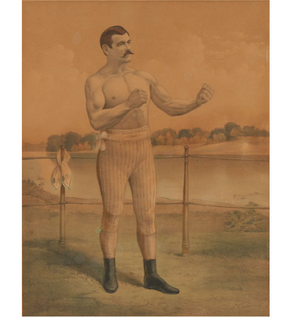 Currier & Ives "John L. Sullivan,