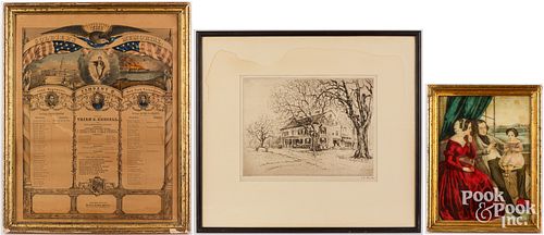 CURRIER & IVES LITHOGRAPH,