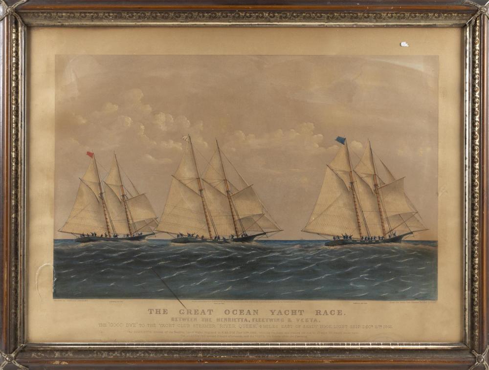 CURRIER & IVES LITHOGRAPH "THE