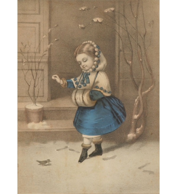 Currier & Ives "Little Songbird"