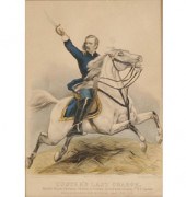 Currier Ives print: "Custer's