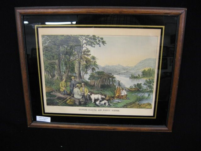 Currier & Ives Print Hunting