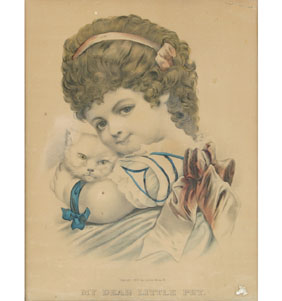 Currier & Ives print: "My Dear