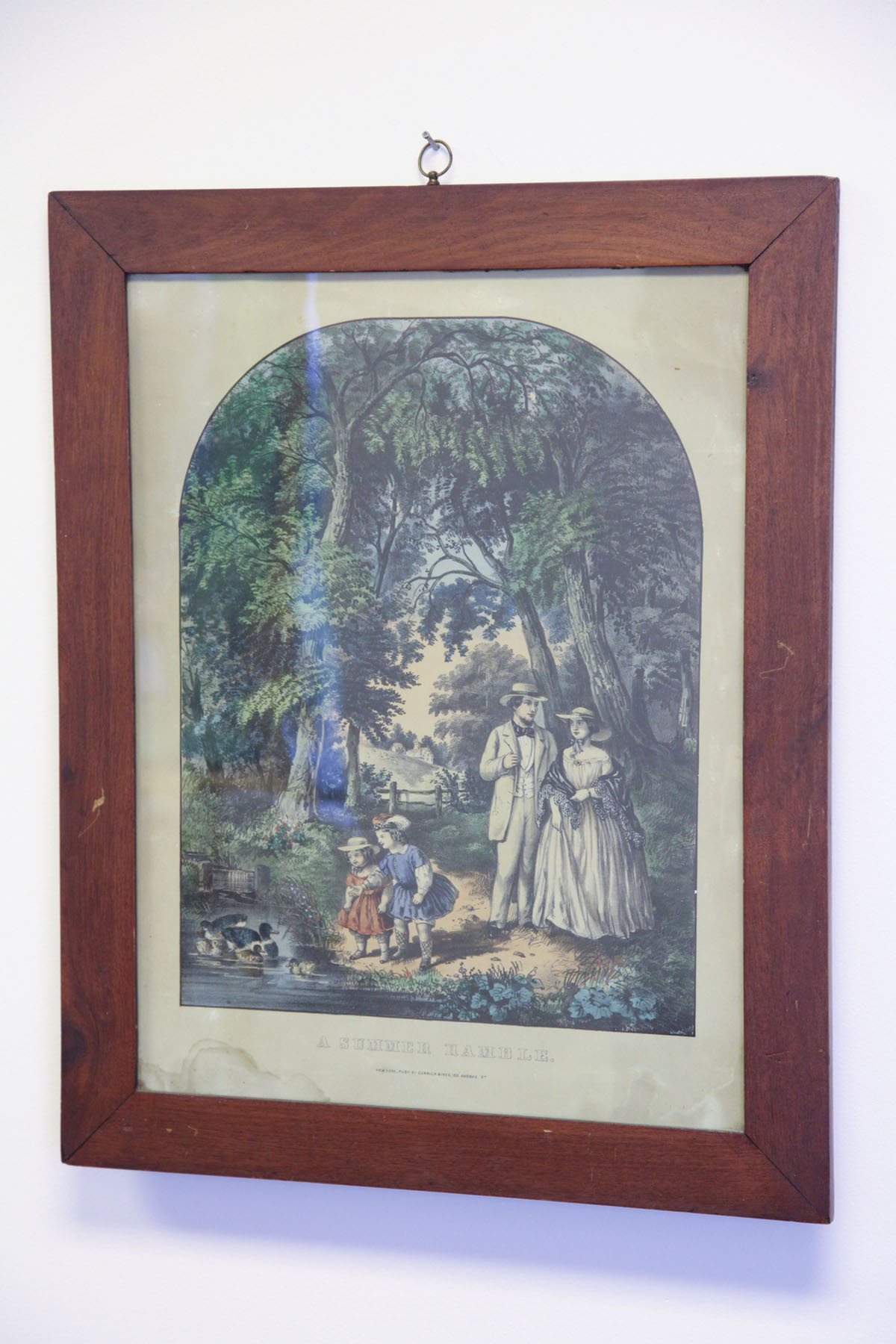 CURRIER & IVES PRINT.  New York 