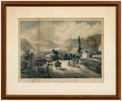 Currier & Ives print, "View From