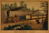 CURRIER & IVES "THE EXPRESS TR