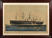 CURRIER & IVES, ‘THE IRON STEA