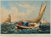 CURRIER & IVES "TROLLING FOR B