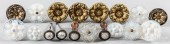 CURTAIN TIEBACKS, 19TH C.Curta