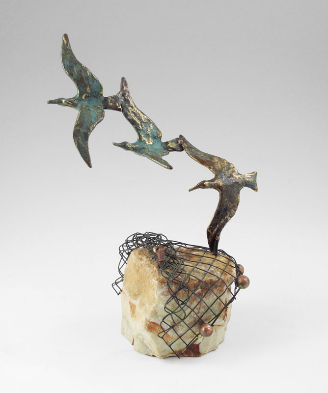 CURTIS JERE BRASS SEAGULLS