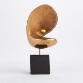 CURTIS JERE BRUTALIST BRONZE S