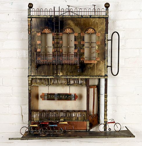 CURTIS JERE LARGE WALL HUNG MIXED