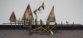 CURTIS JERE NAUTICAL BRASS WAL