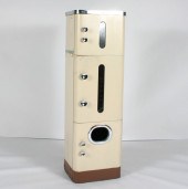 Curved front sterilizer cabine