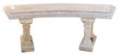 CURVED SPIRALED BASE CAST STON