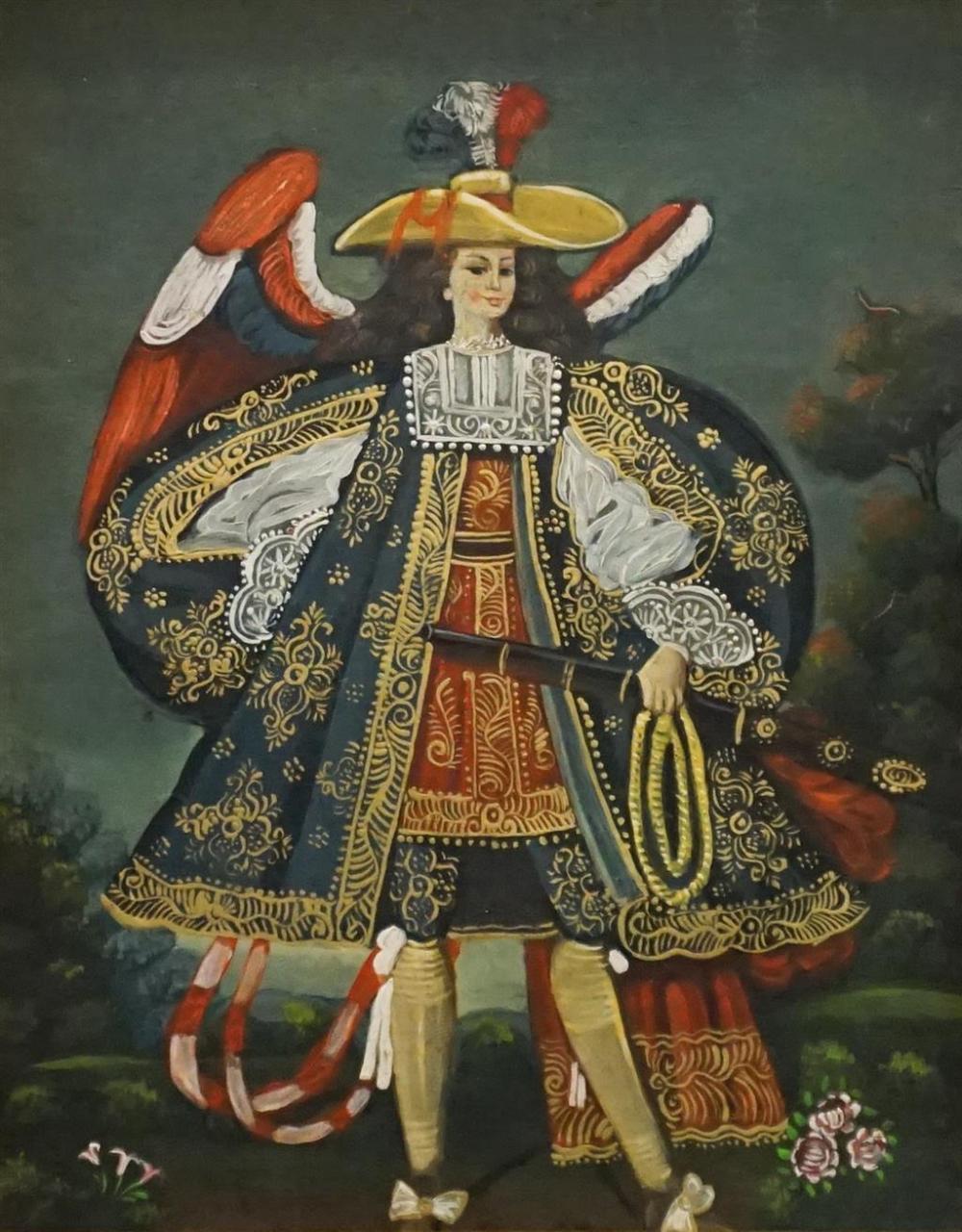 CUSCO STYLE, ARCH ANGEL WITH