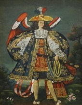 CUSCO STYLE, ARCH ANGEL WITH M