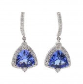 CUSTOM 14K 4.35 CTW TANZANITE