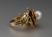 CUSTOM CARL SCHON 14k GOLD RIN