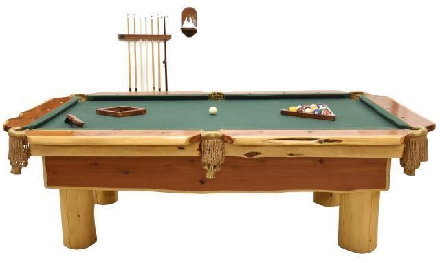 CUSTOM CEDAR & SLATE POOL