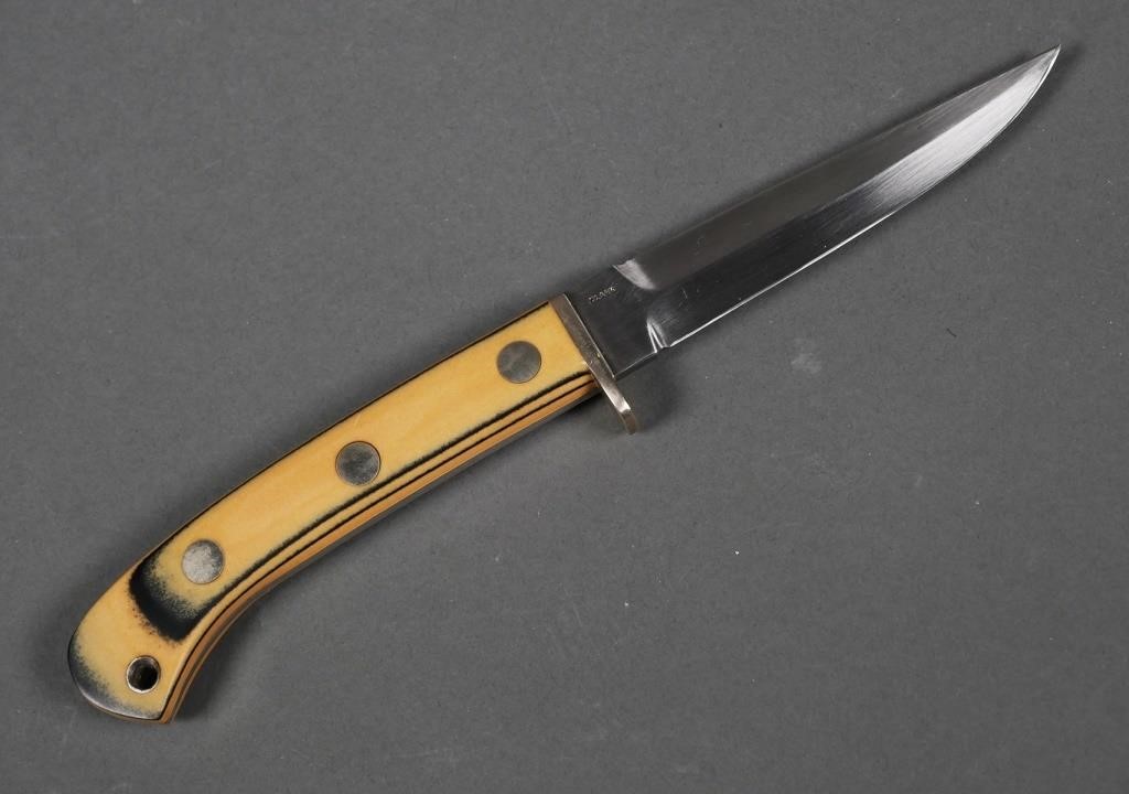 CUSTOM CLARK FIXED BLADE MICARTA