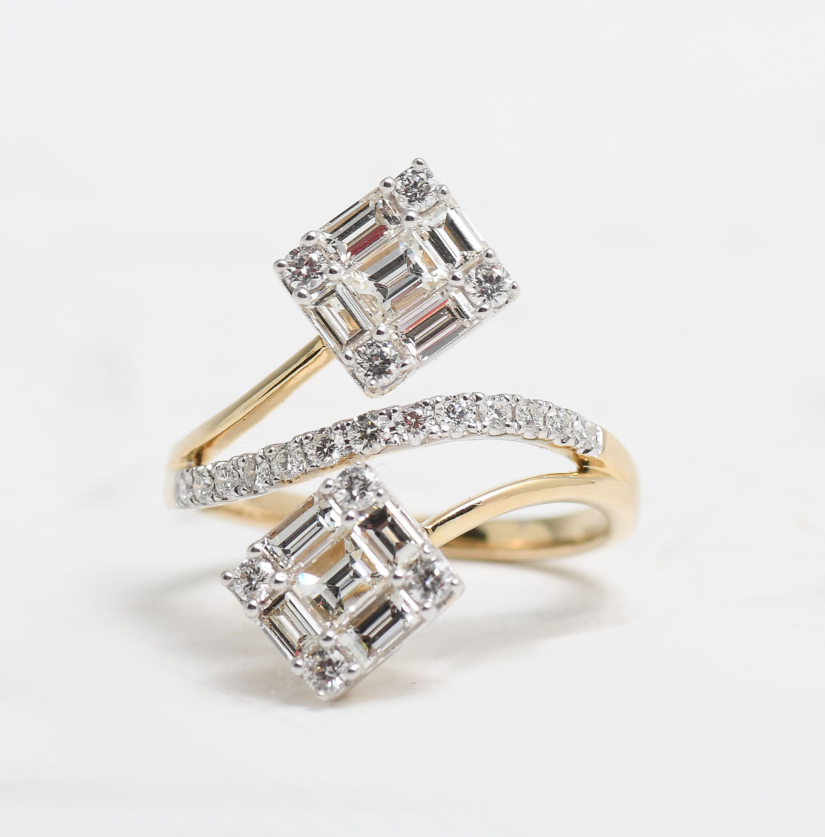 CUSTOM CONTEMPORARY 14K 1.54 CTW