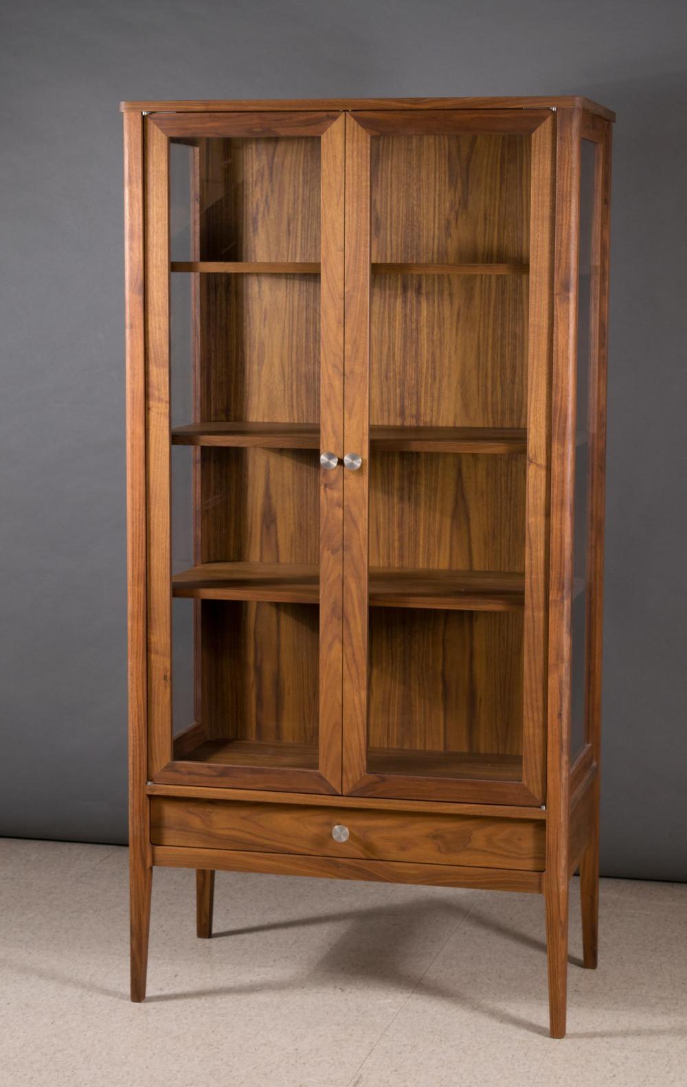 CUSTOM CRAFTED WALNUT CABINETCUSTOM