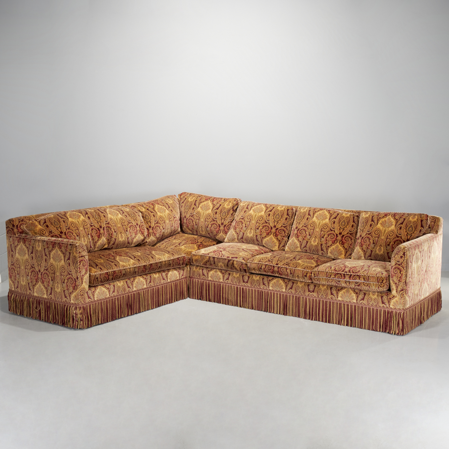 CUSTOM DESIGNER PAISLEY VELVET