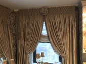 CUSTOM DRAPERY IN FORTUNY FABR