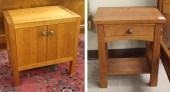 CUSTOM END TABLE AND SMALL CAB